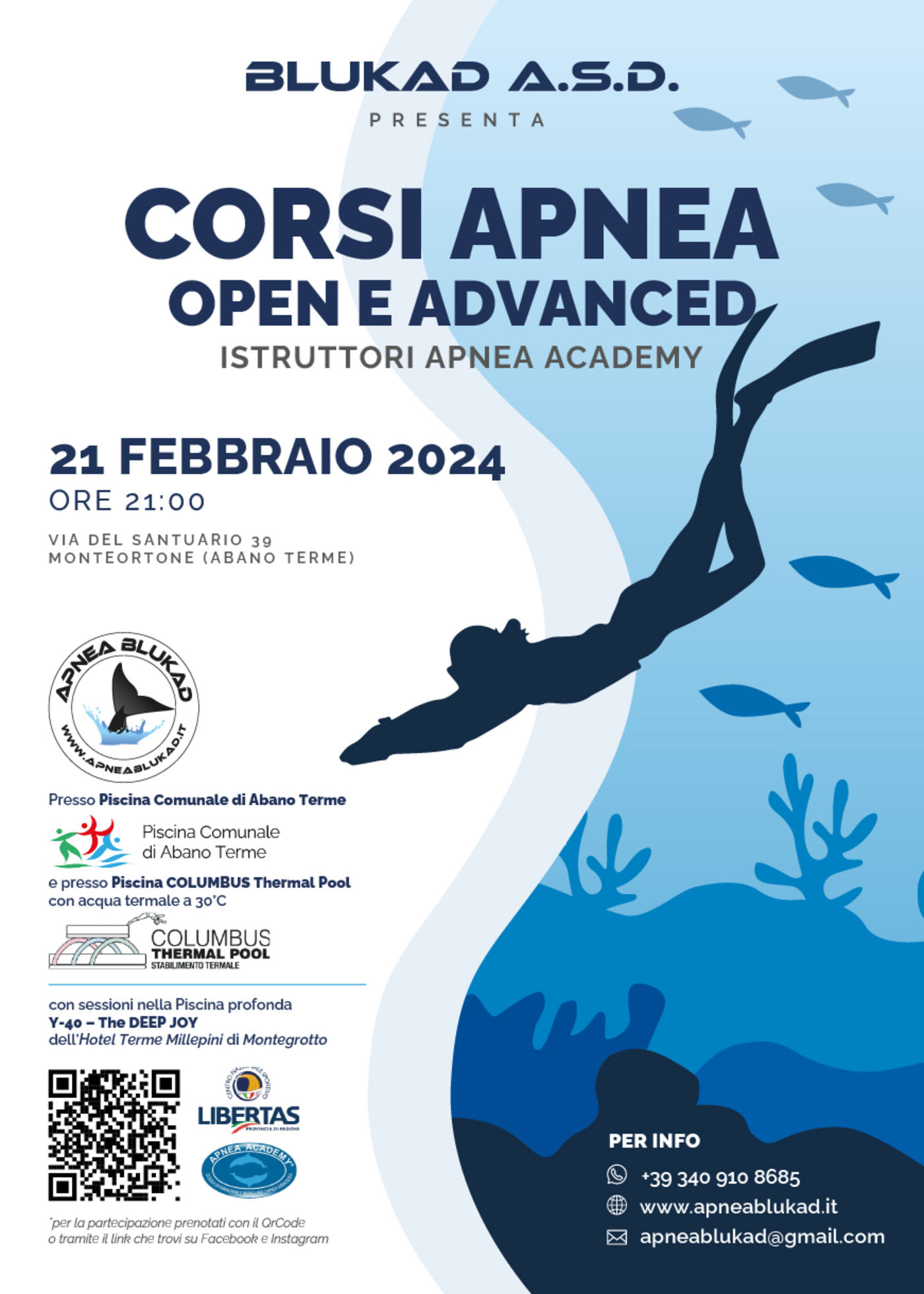 Presentazione Corsi APNEA ACADEMY