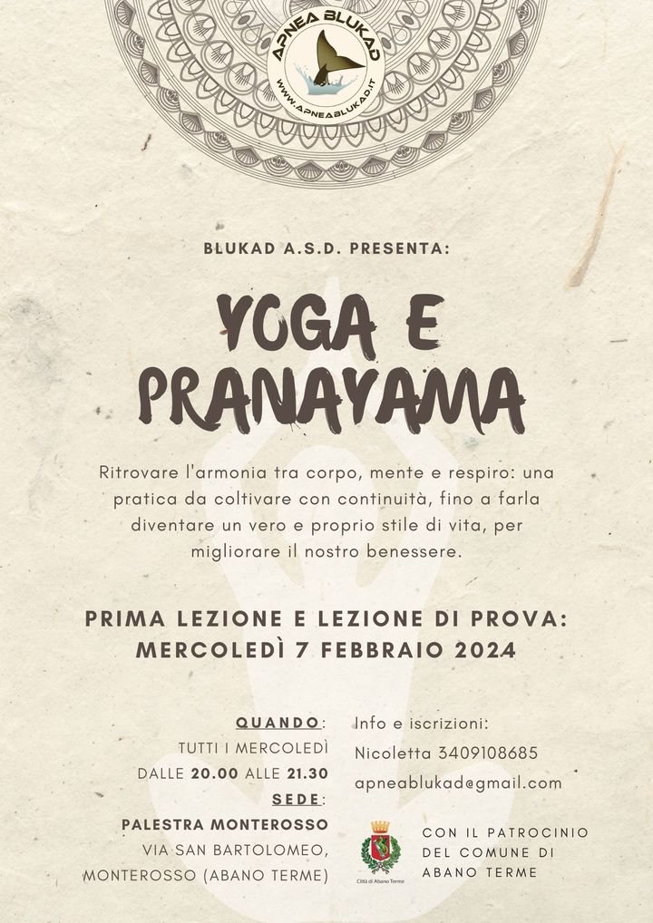 Apnea Blukad presenta: YOGA e PRANAYAMA