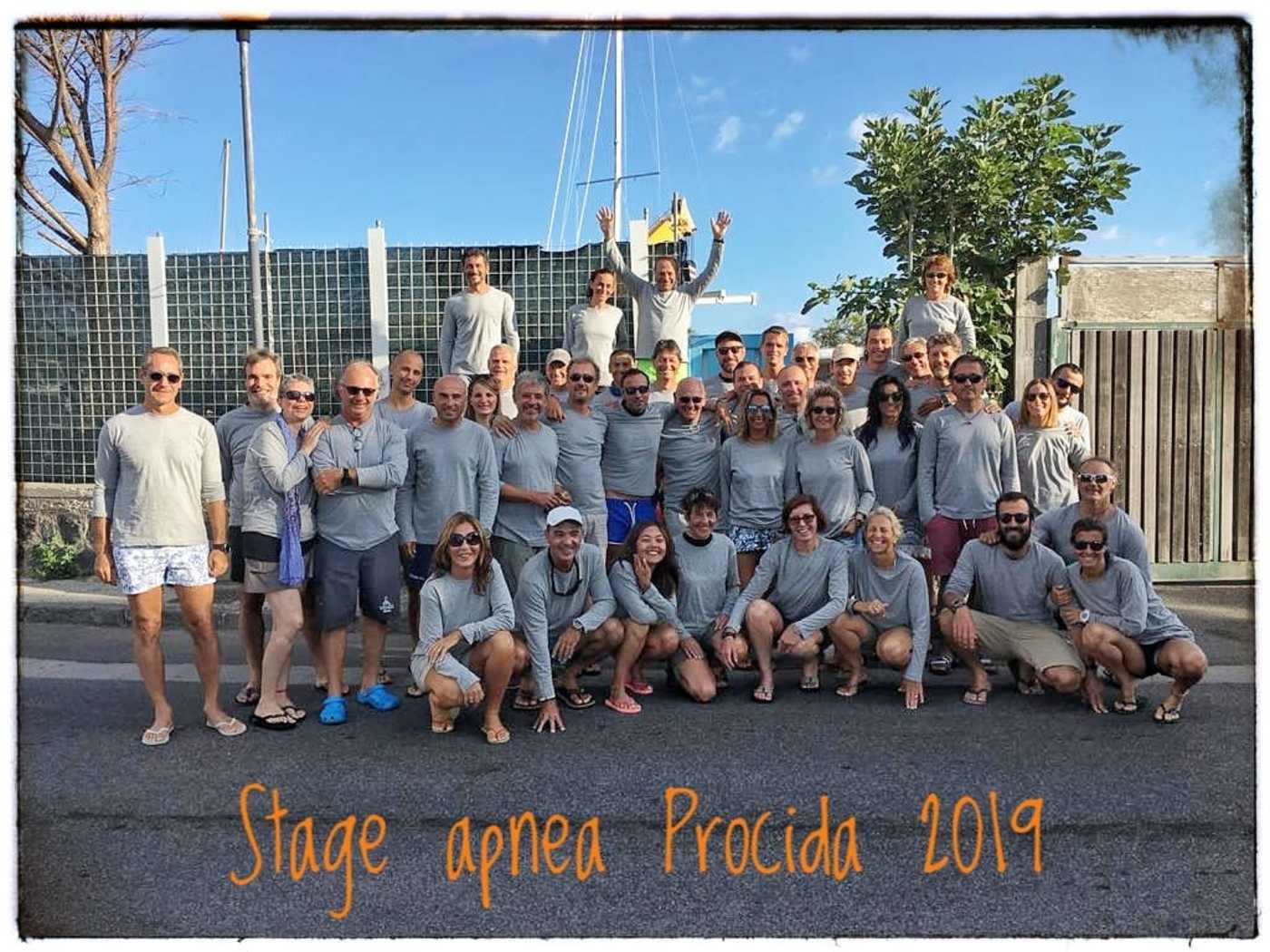 Apnea blukad - stage apnea Procida 2019